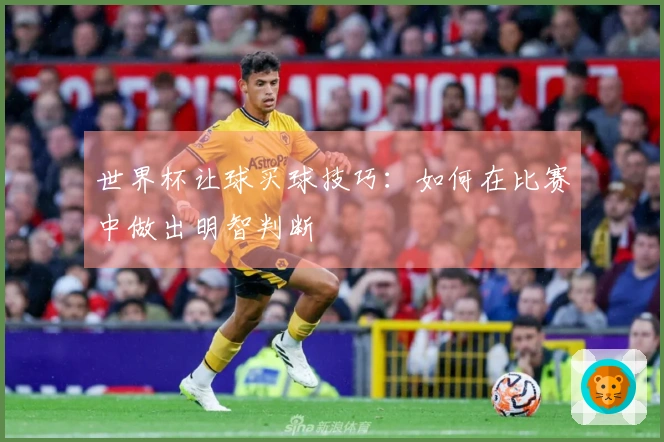 世界杯让球买球技巧：如何在比赛中做出明智判断